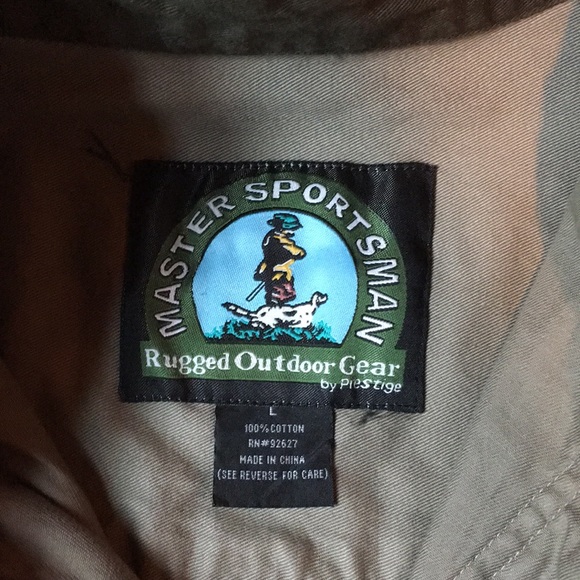 Master Sportsman button down shirt men’s size large - Picture 2 of 9